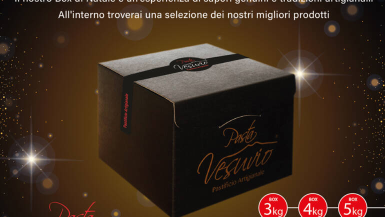 Regala il gusto autentico del Natale con il Box Pasta Vesuvio!